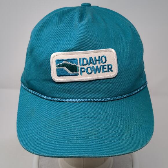 Idaho Power Snapback 5 Panel Cap Blue One Size Adjustable Embroidered Mohr's - Picture 2 of 11